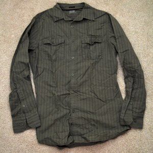 Apt. 9 dark green button-down